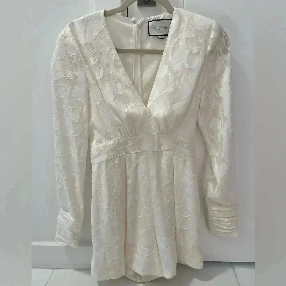 Alexis Floral Jumper in White- Size XS